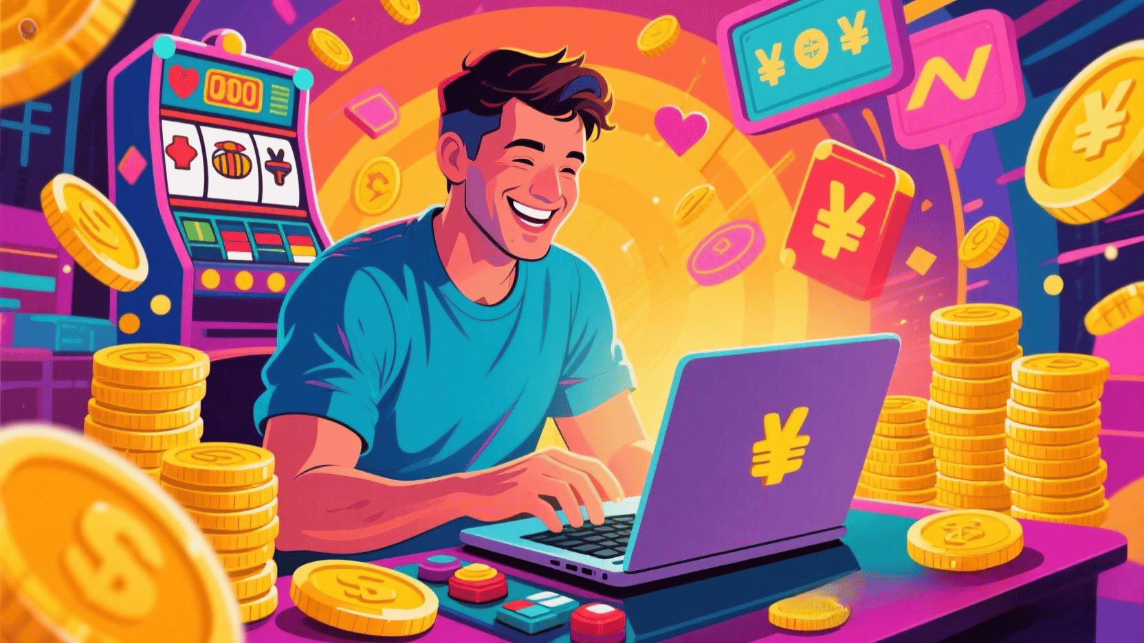 Pengalaman menang banyak slot online